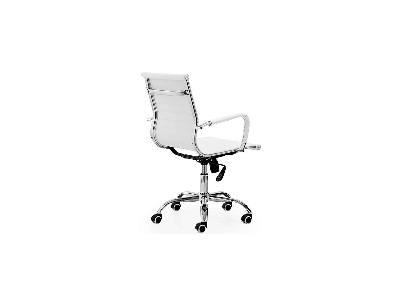 Silla de oficina ergonómica en blanco 89-99x64 cm Lucy Blanco