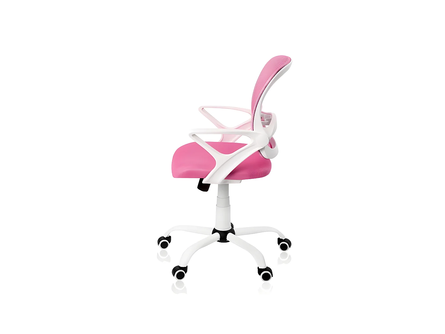 Silla de escritorio Brisa rosa/blanco 93-101x60x60 cm Adec