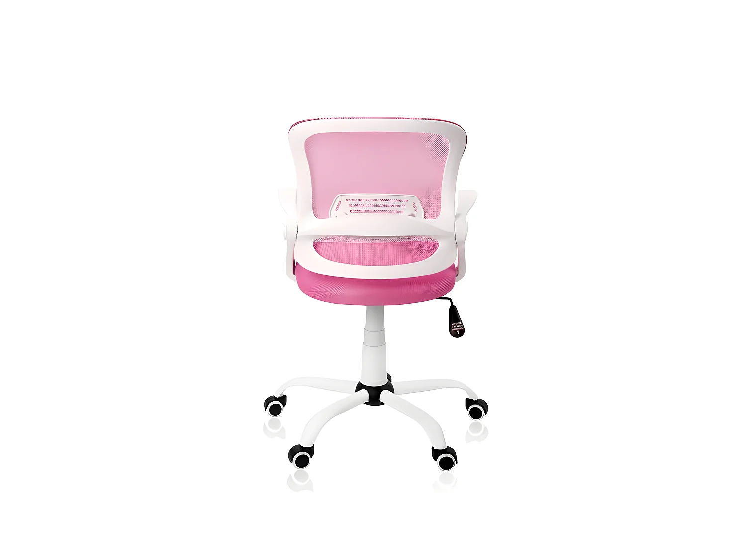 Silla de escritorio Brisa rosa/blanco 93-101x60x60 cm Adec
