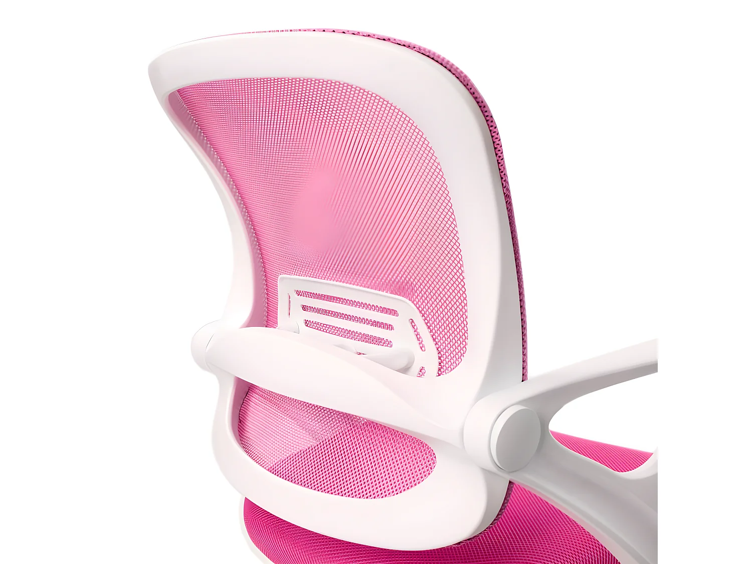 Silla de escritorio Brisa rosa/blanco 93-101x60x60 cm Adec