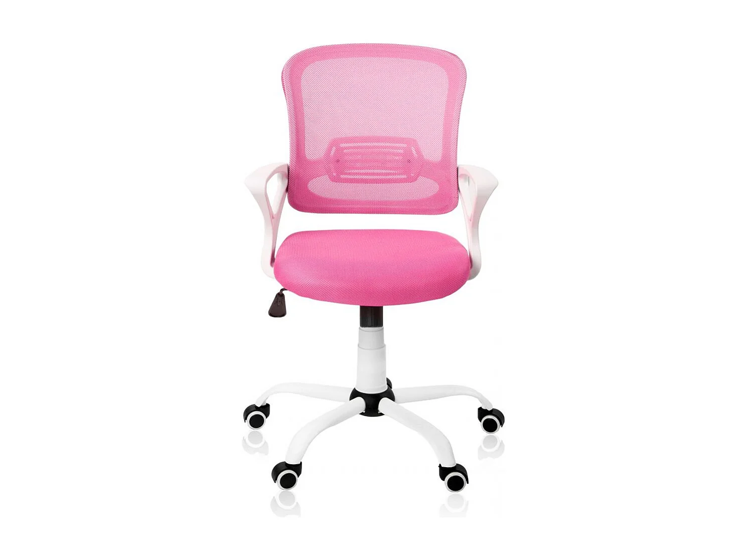 Silla de escritorio Brisa rosa/blanco 93-101x60x60 cm Adec