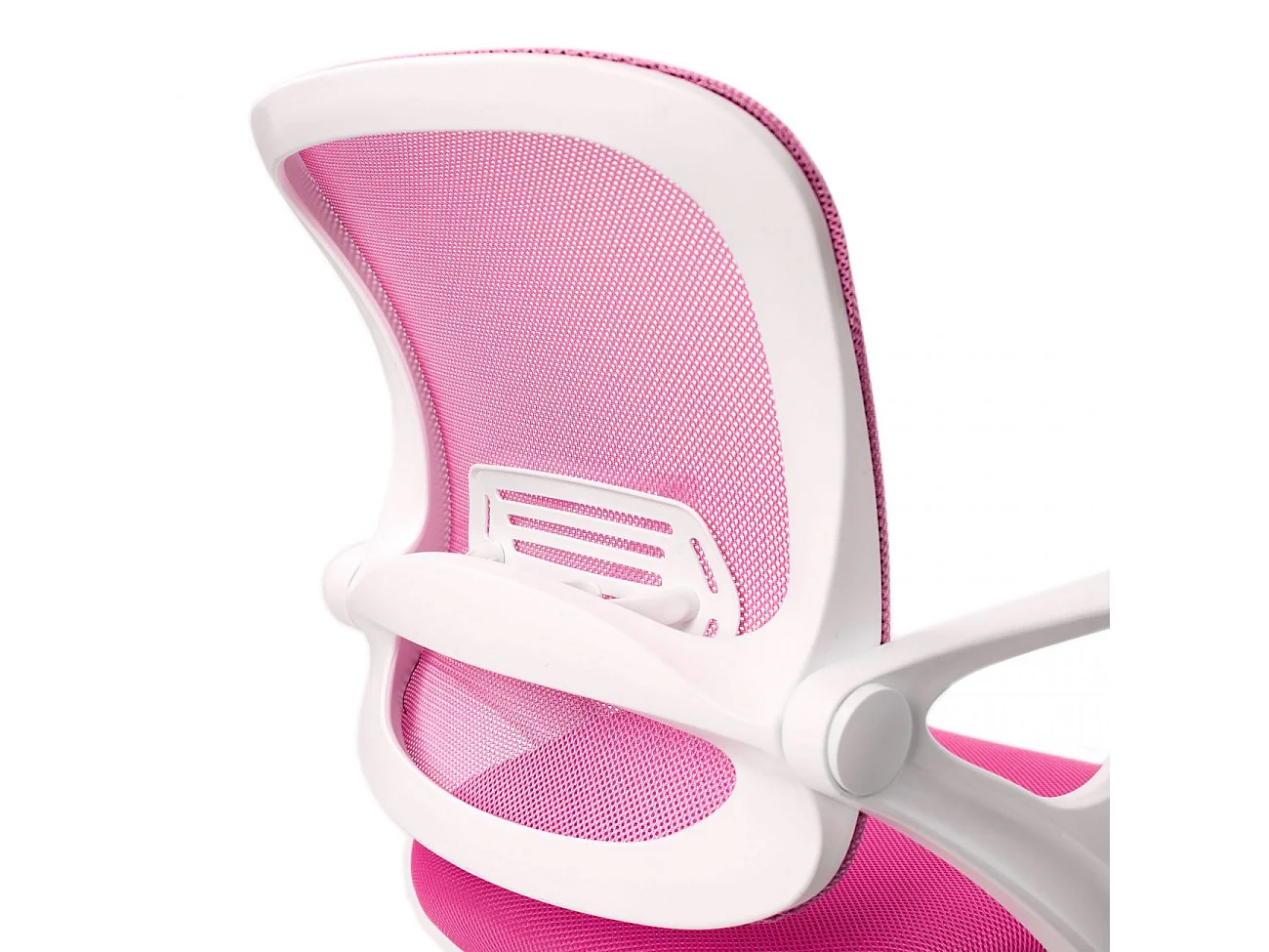 Silla de escritorio Brisa rosa/blanco 93-101x60x60 cm Adec