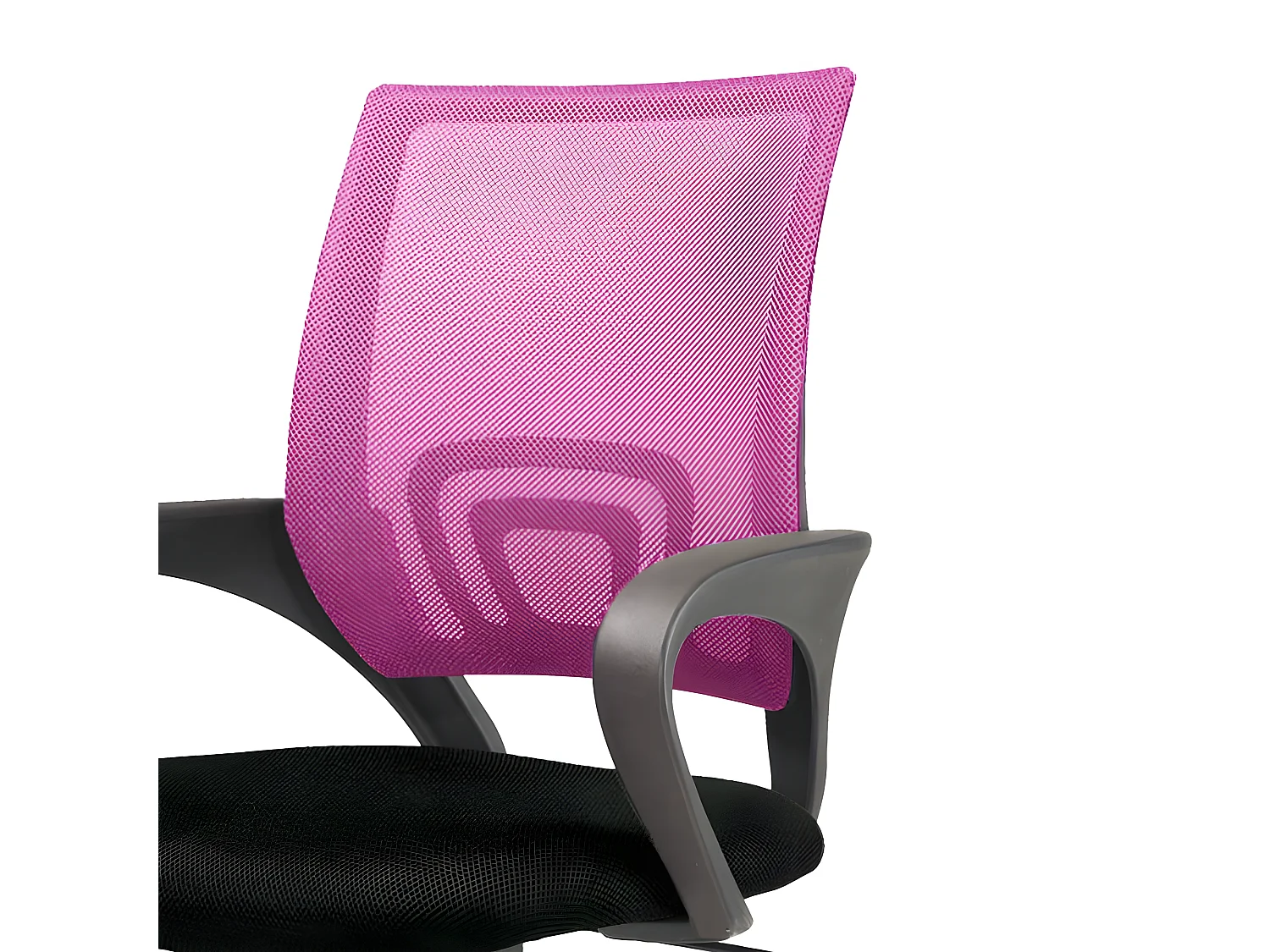 Silla giratoria Phase negro/rosa 90-102x60x60 cm Adec