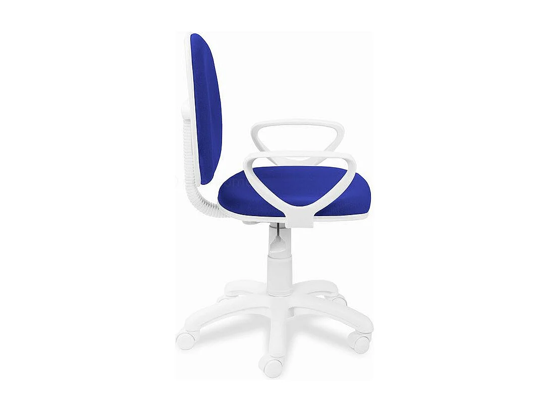 Silla de escritorio Dolphin giratoria azul/blanco 79-91x54x54 cm Adec