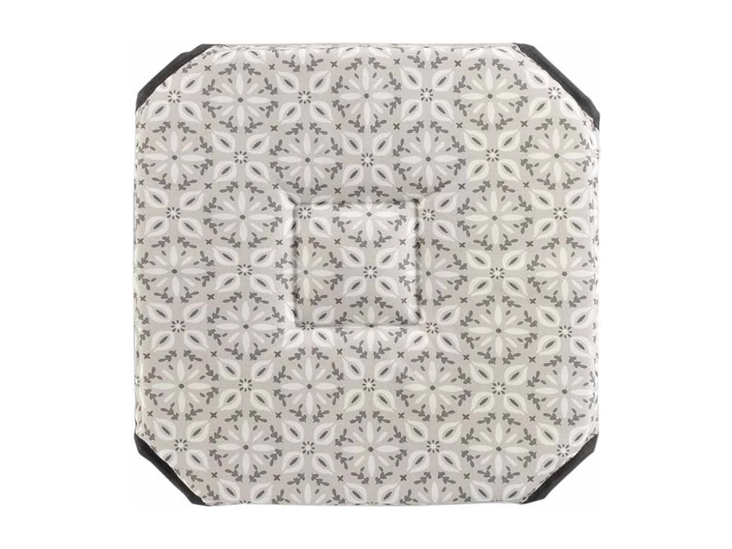 Galette de Chaise Imprimée "Eros" 36x36cm Naturel