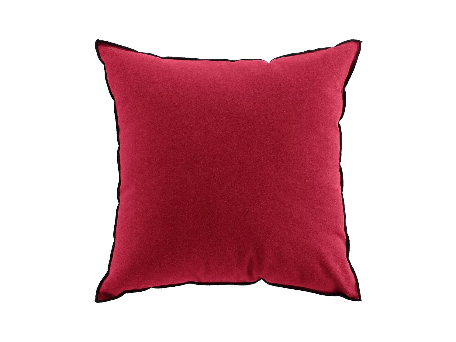 Coussin Déco "Mistraline" 50x50cm Bordeaux
