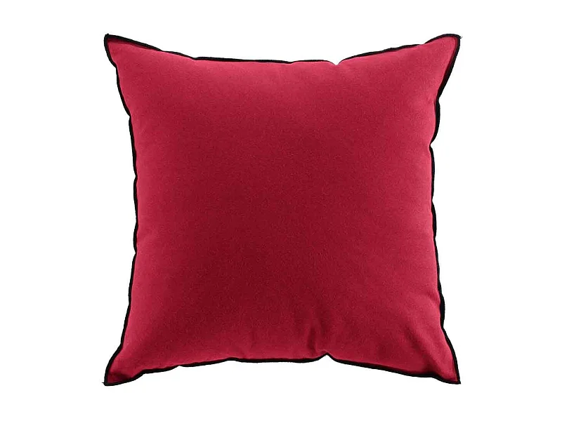 Coussin Déco "Mistraline" 50x50cm Bordeaux