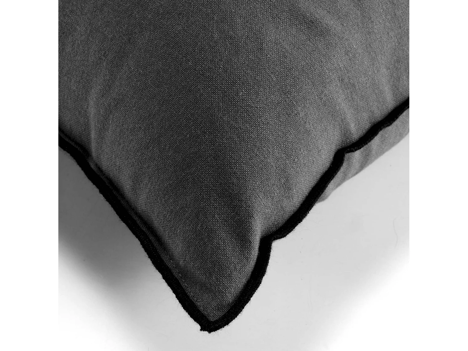 Coussin Déco "Mistraline" 50x50cm Anthracite