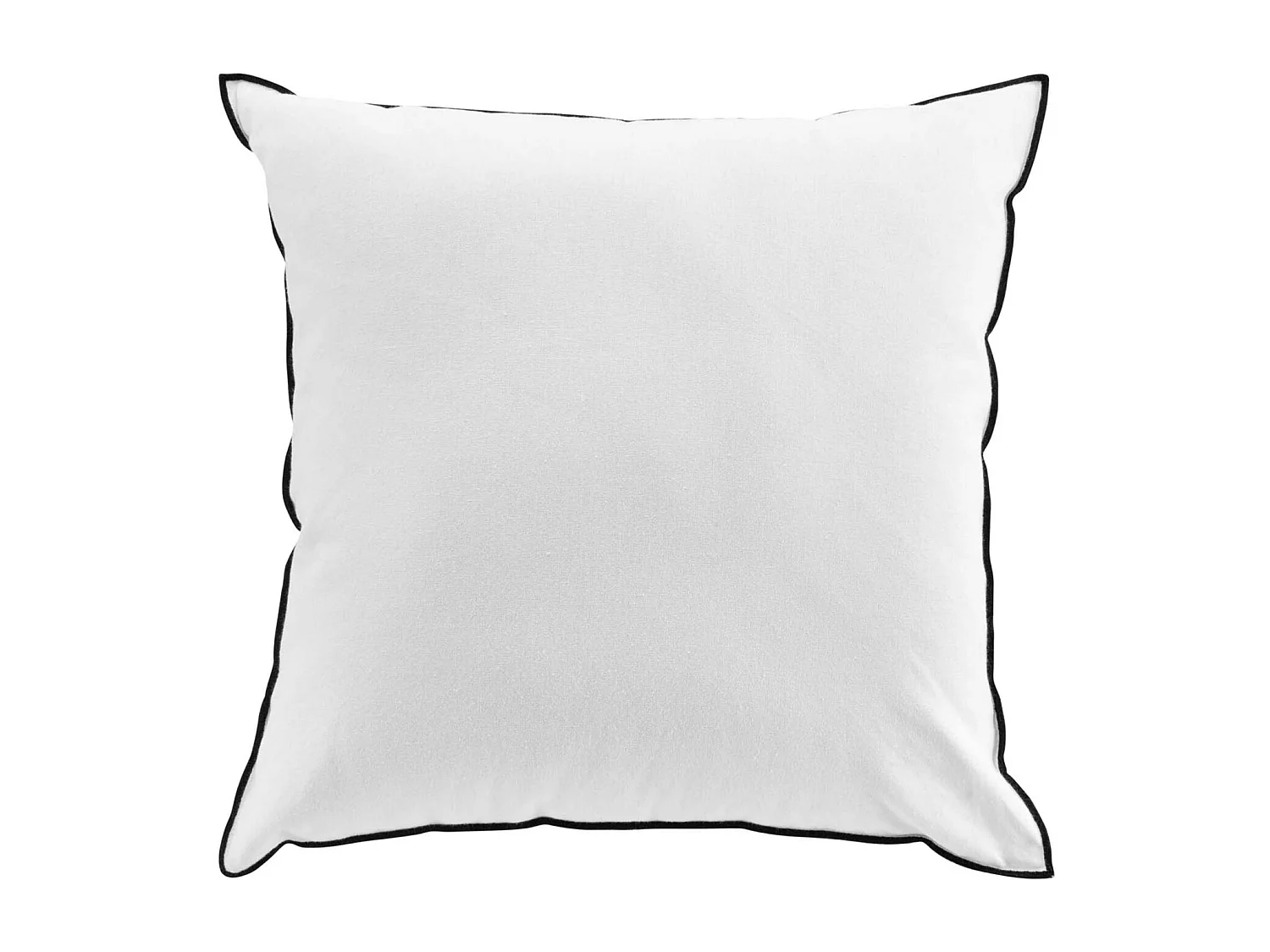 Coussin Déco "Mistraline" 50x50cm Blanc