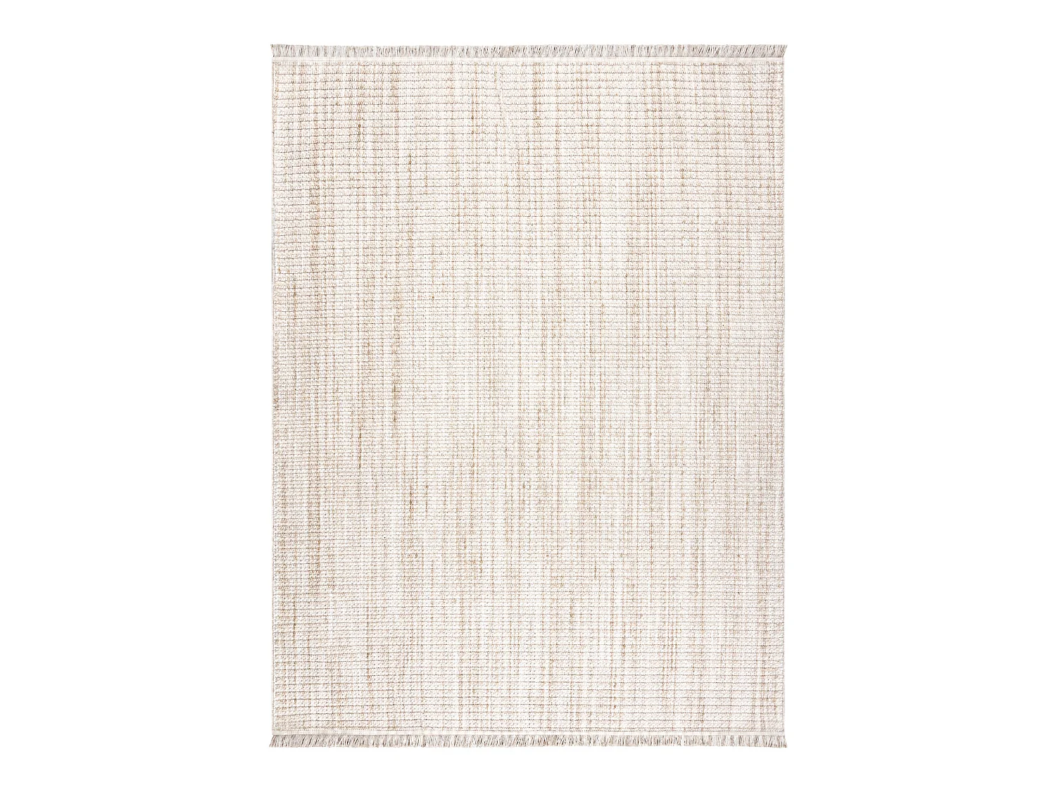 Vloerkleed NANO FH72A Melange, lus, platgeweven beige 160x220 cm