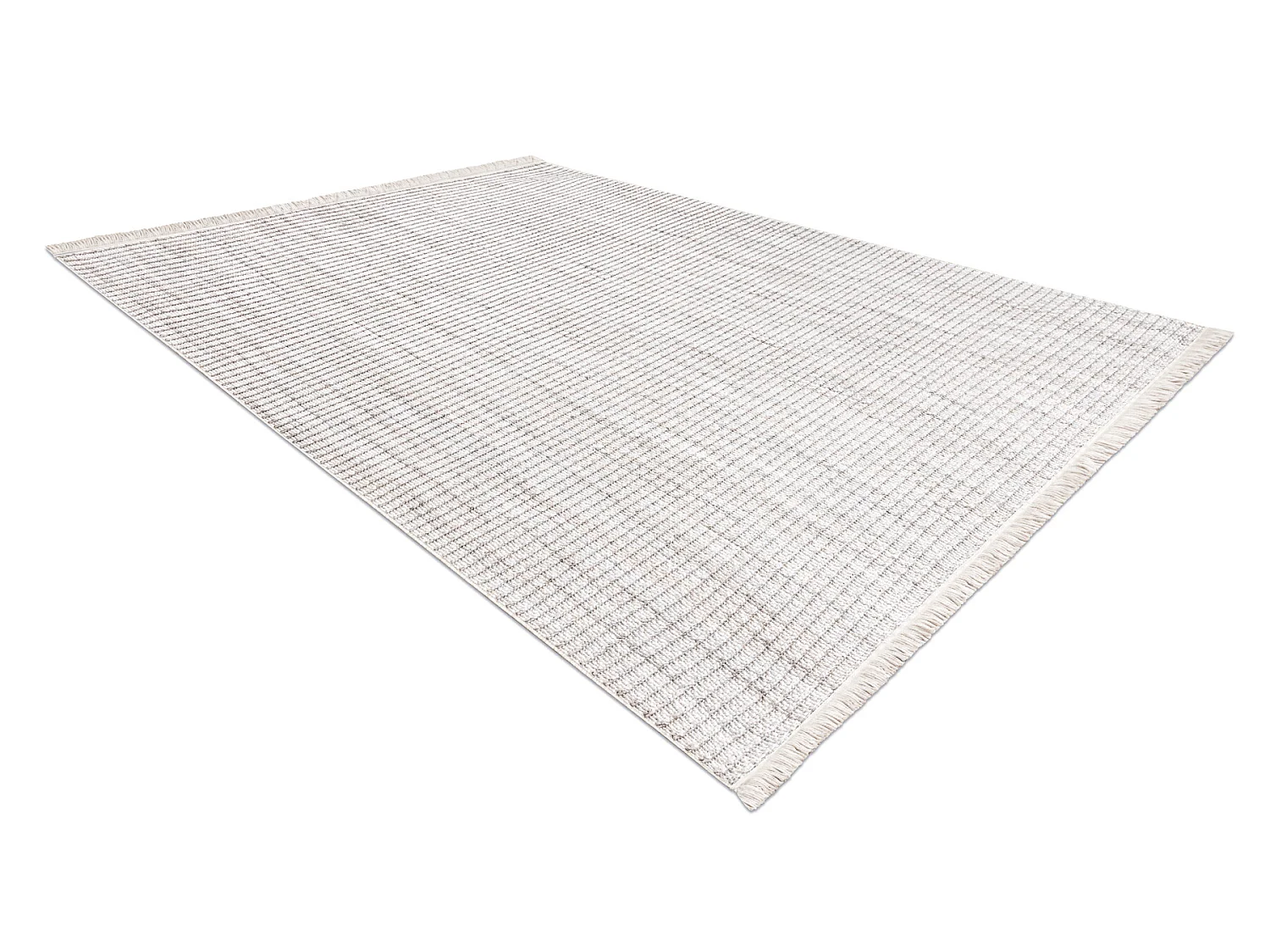 Vloerkleed NANO FH72A Melange, lus, platgeweven grijs 120x170 cm