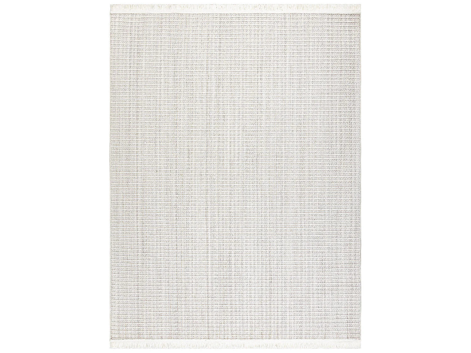 Tapis NANO FH72A Melange, bouclé, tissé plat blanc 200x290 cm