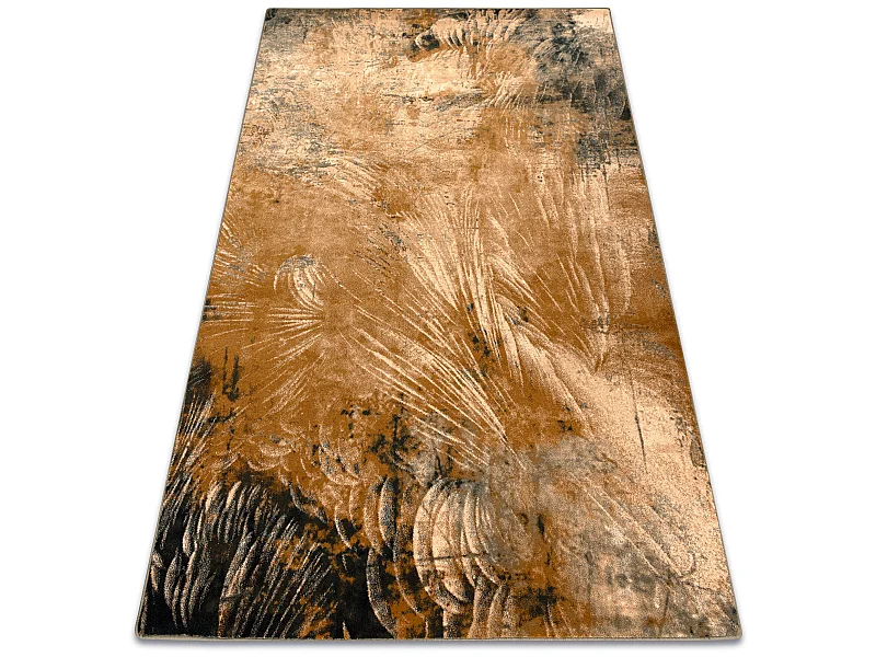 Alfombra de lana OMEGA Abu Abstração color camello 170x235 cm