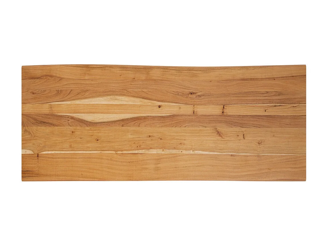 Mesa rectangular para 8 en madera de acacia y metal 220 cm - Joko