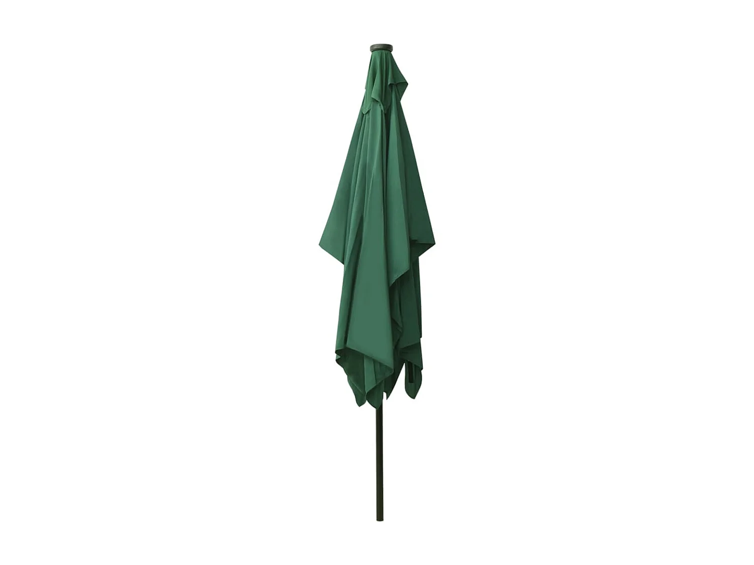 Sombrilla con LED y poste de acero verde 2 x 3 m 02_0008073