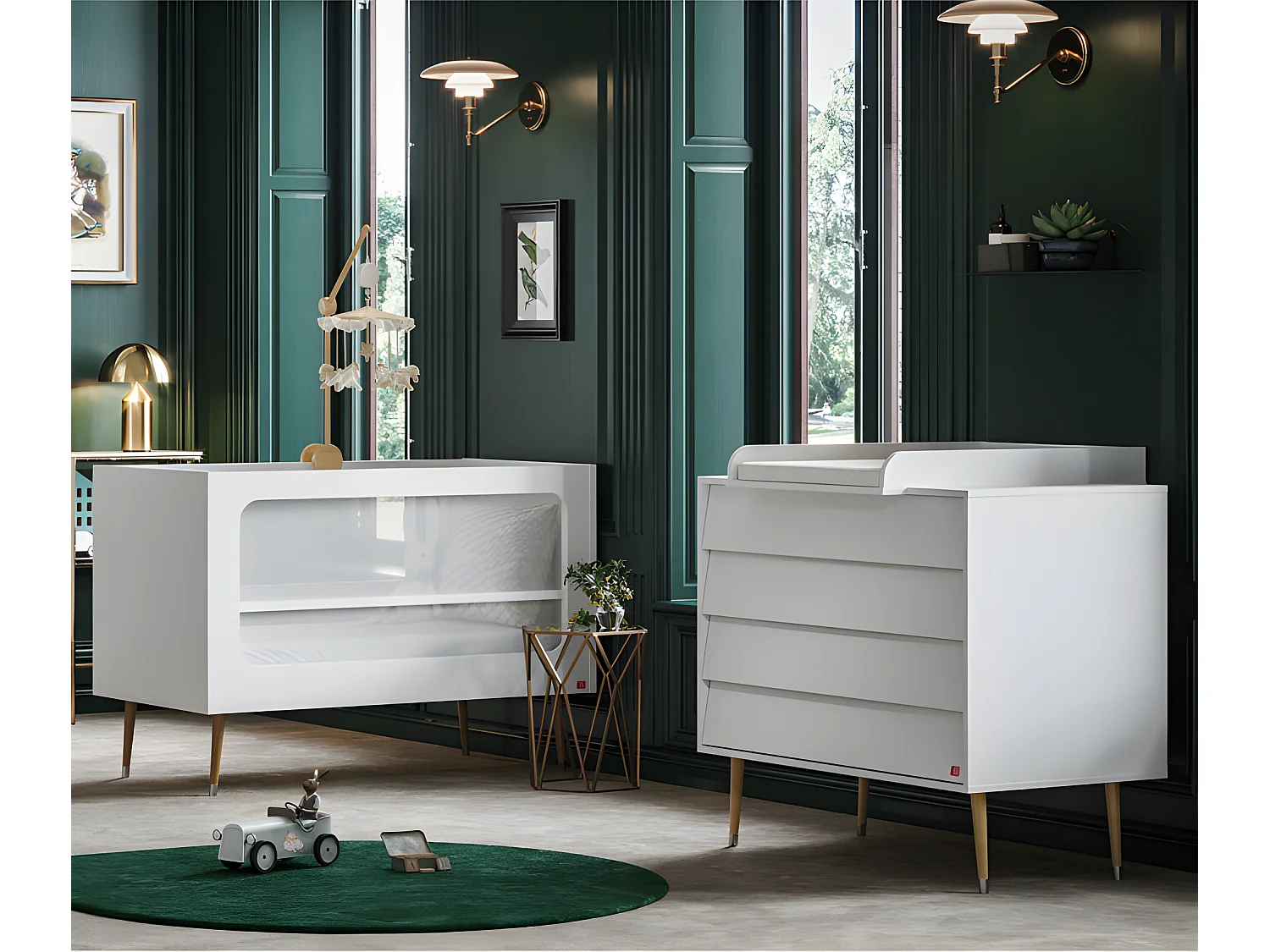 Lit bébé Bosque Blanc