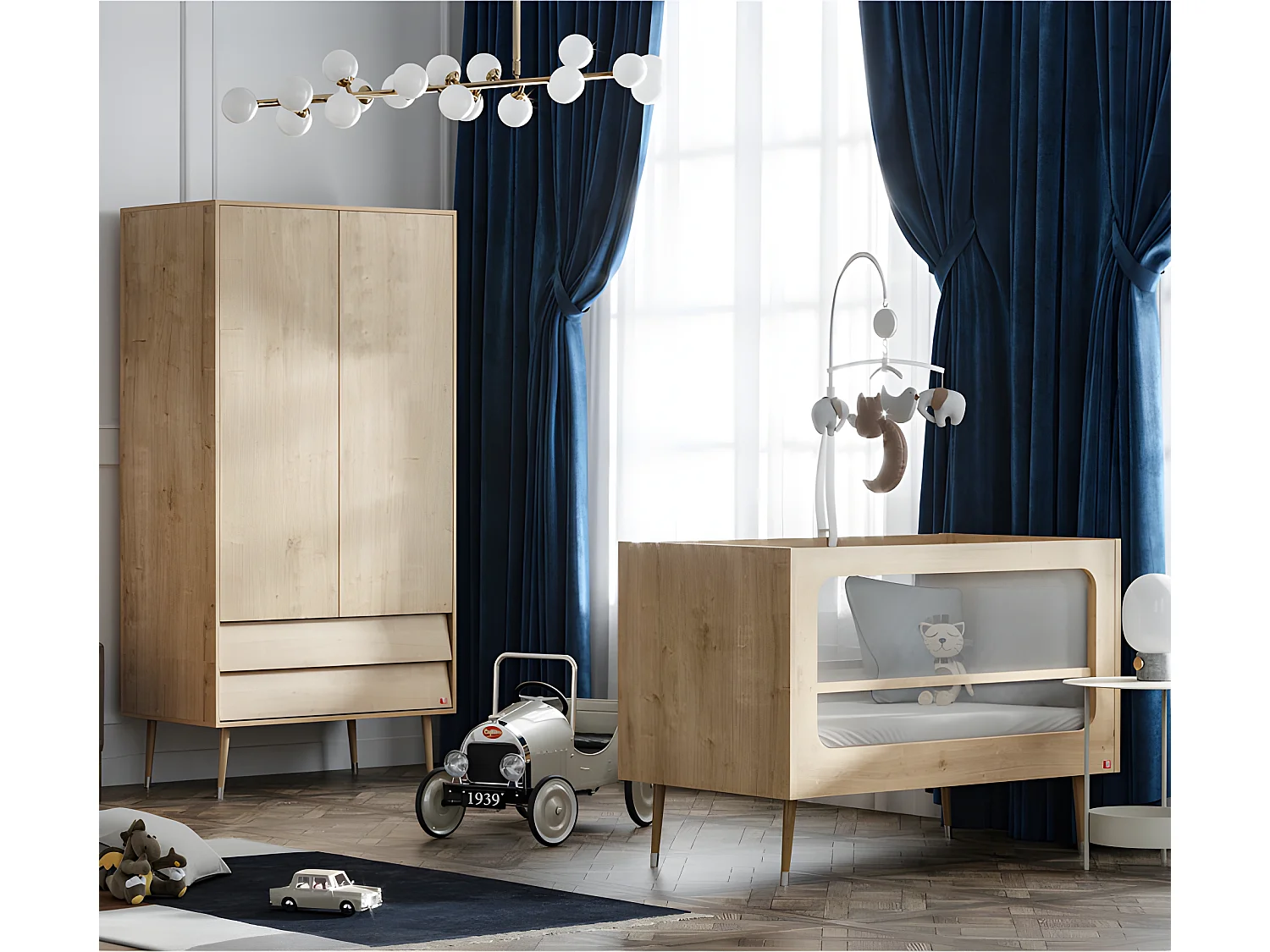 Lit bébé Bosque Bois