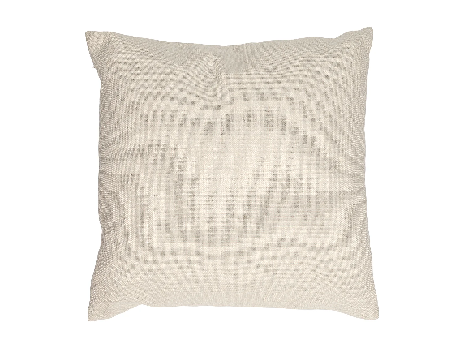 Coussin Taupe Irise Et Beige Bouclette 40x40cm Beige