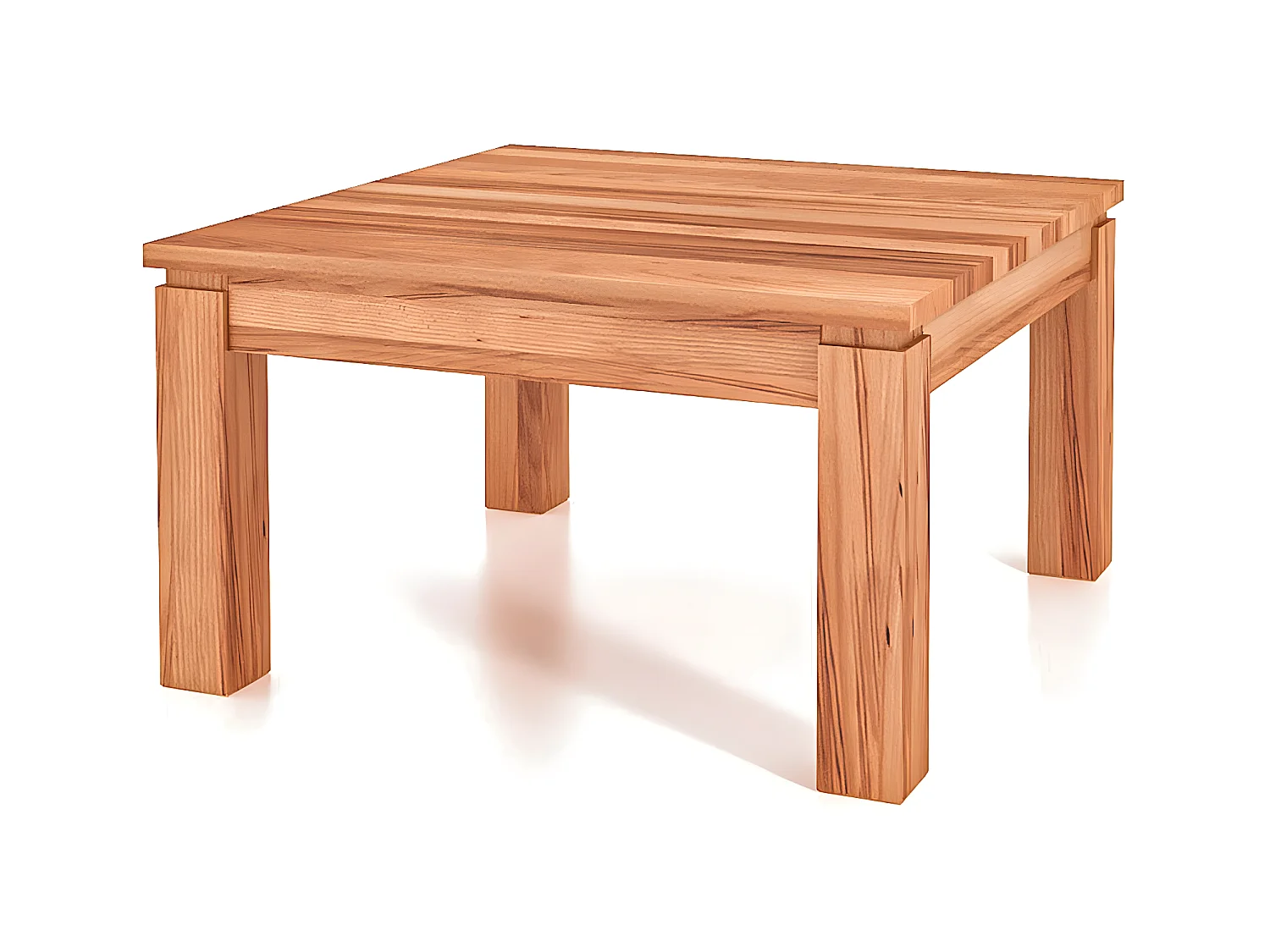 VINCI - Kaffeetisch 100 x 100 aus Kernbuche naturgeölt