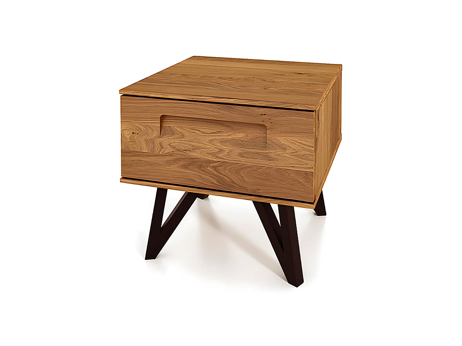 GOLO - Nachttisch  aus Kernbuche, naturgeölt