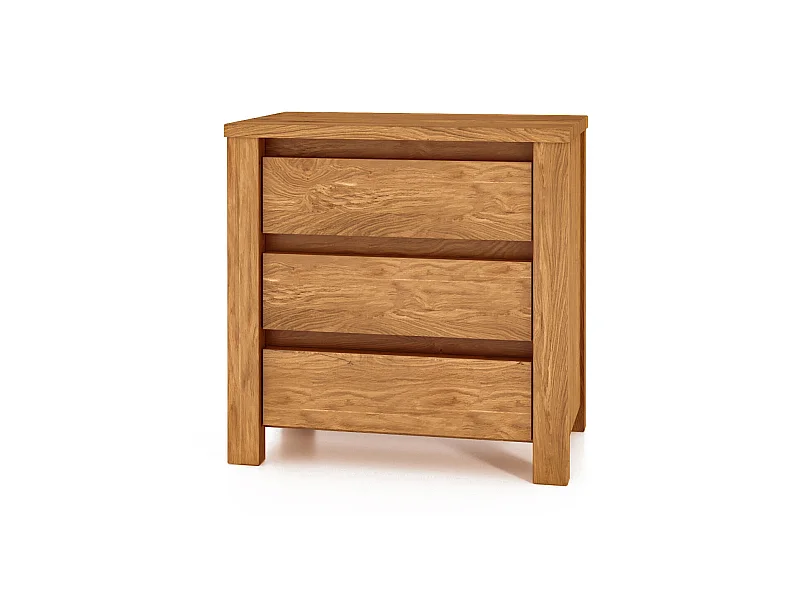 VINCI - Nachttisch  aus Wildeiche, naturgeölt