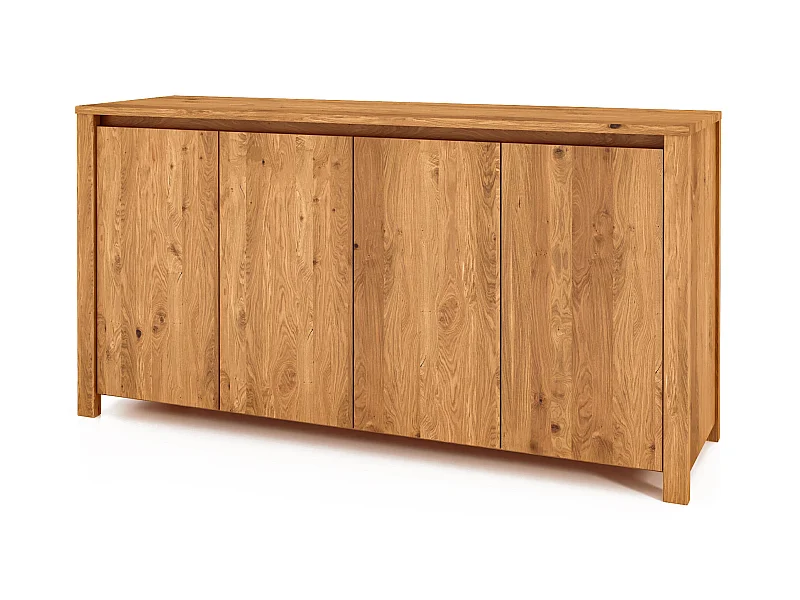 VINCI - Kommode 100% aus massivem Holz aus Wildeiche, naturgeölt