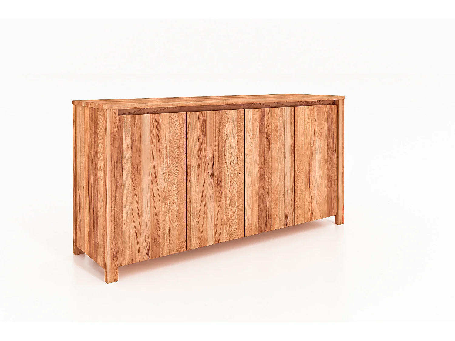 VINCI - Commode 100% en bois massif de cœur de hêtre, finition à l'huile naturelle