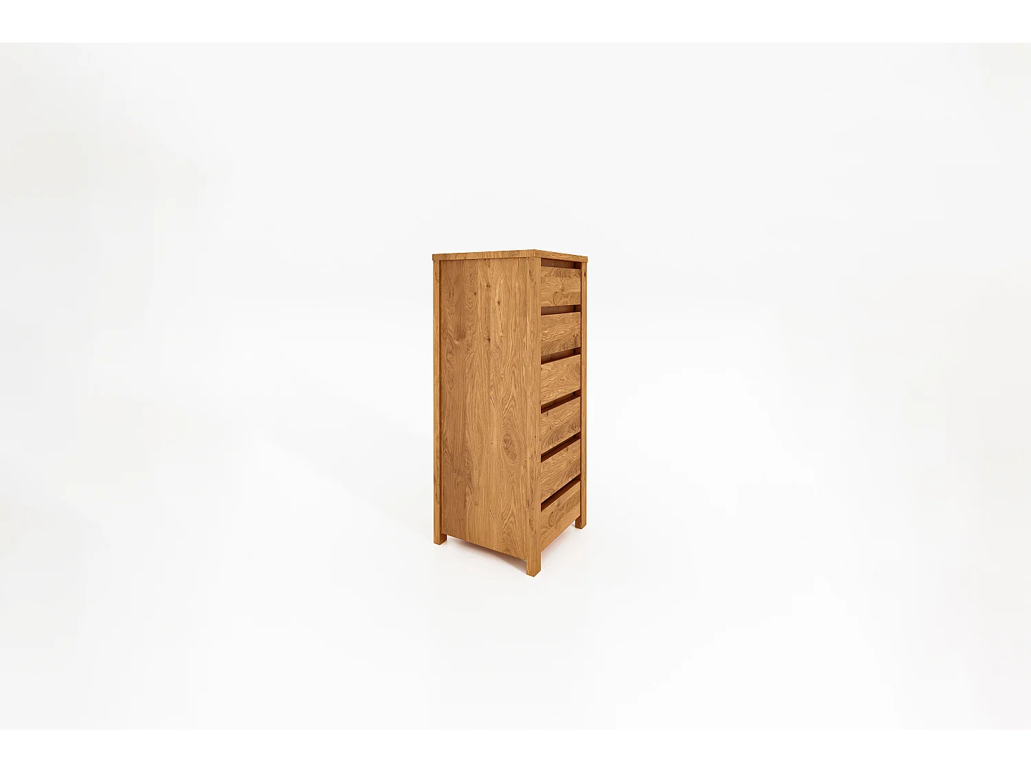 VINCI - Kommode 100% aus massivem Holz aus Wildeiche, naturgeölt