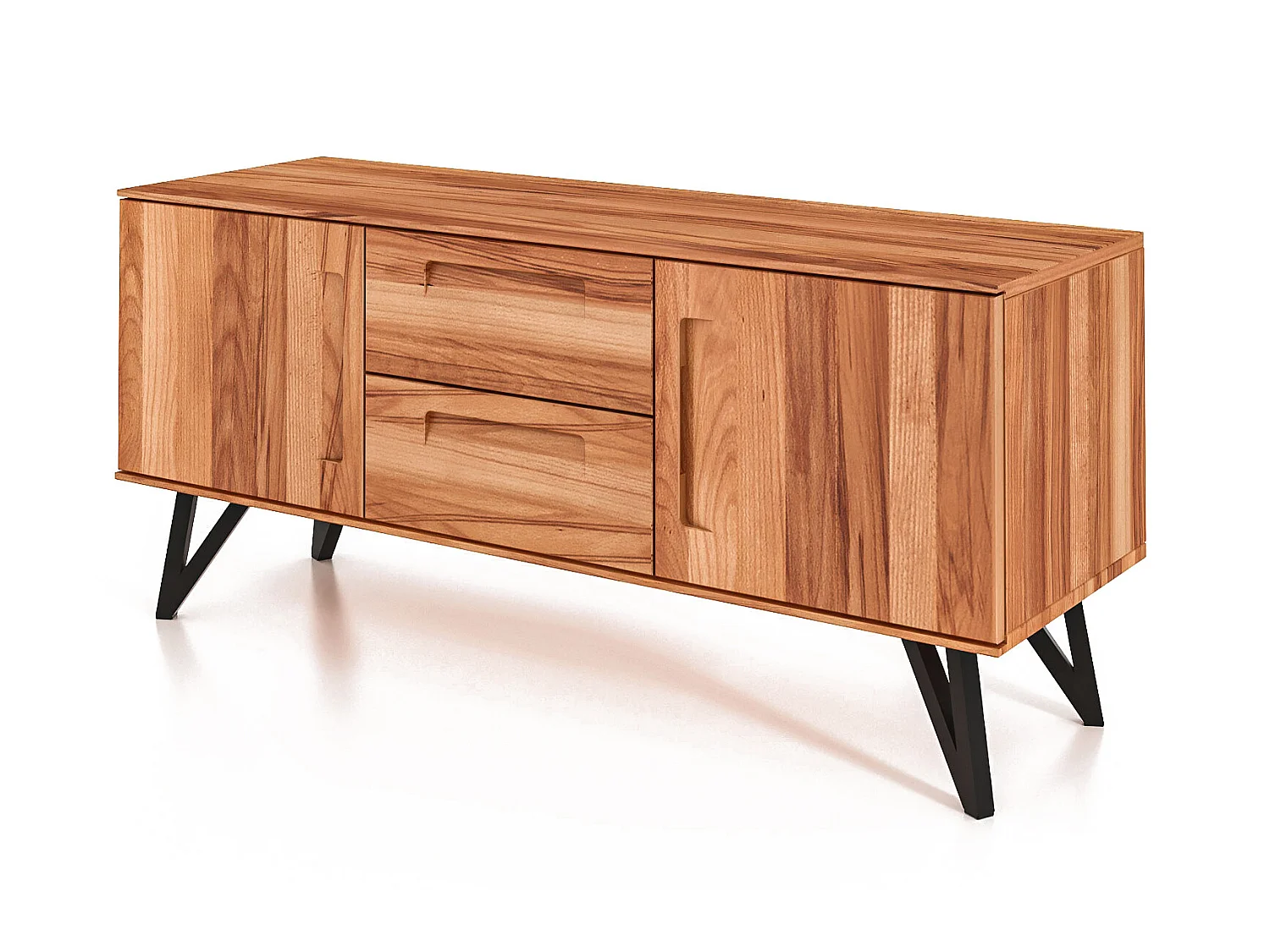 GOLO - Kommode 100% aus massivem Holz aus Kernbuche, naturgeölt