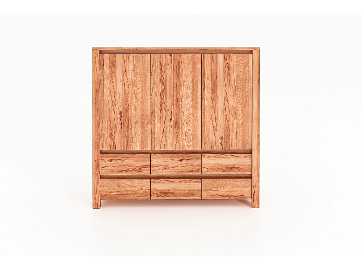 VINCI - Kommode 100% aus massivem Holz aus Kernbuche, naturgeölt