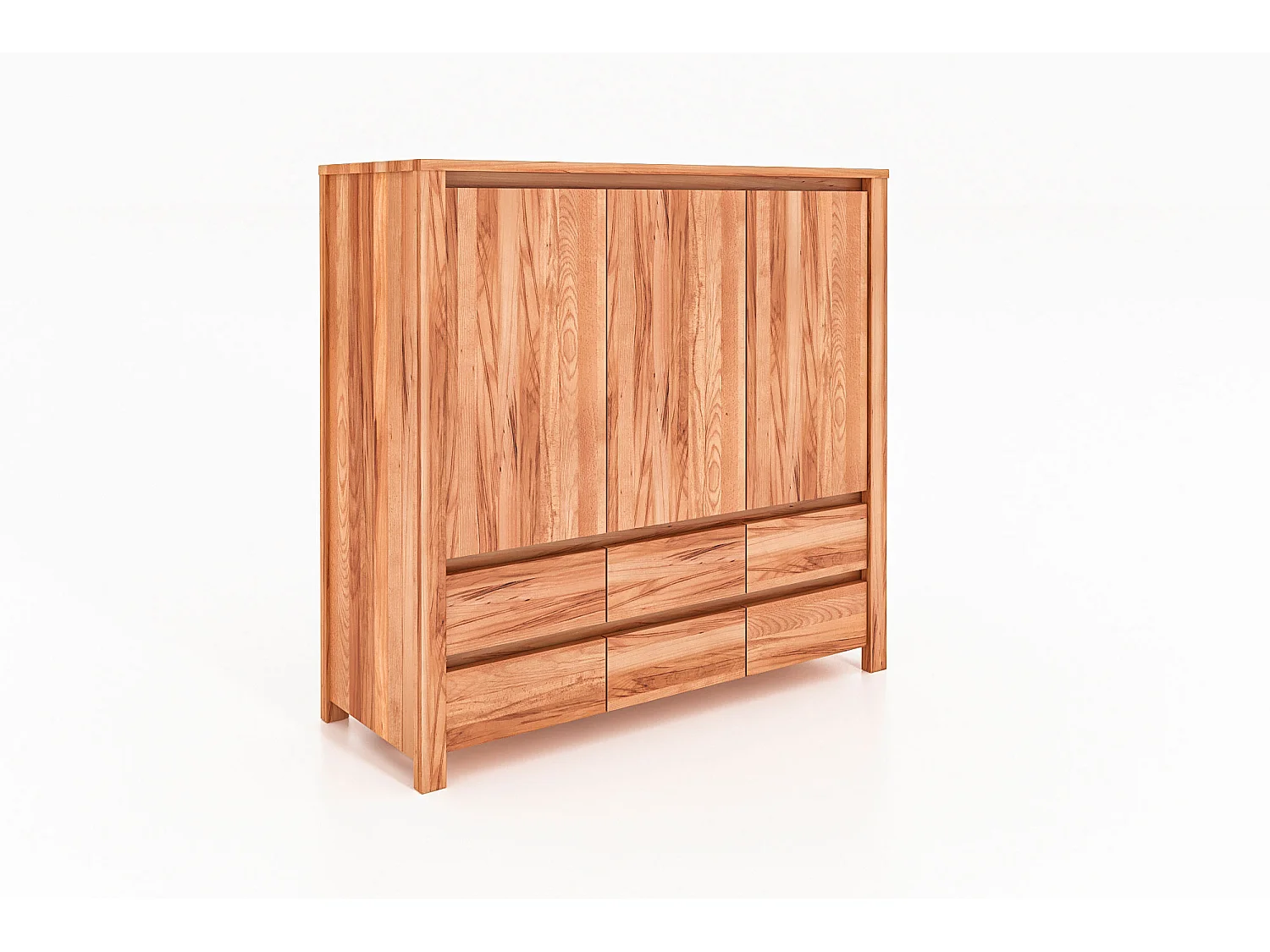 VINCI - Kommode 100% aus massivem Holz aus Kernbuche, naturgeölt