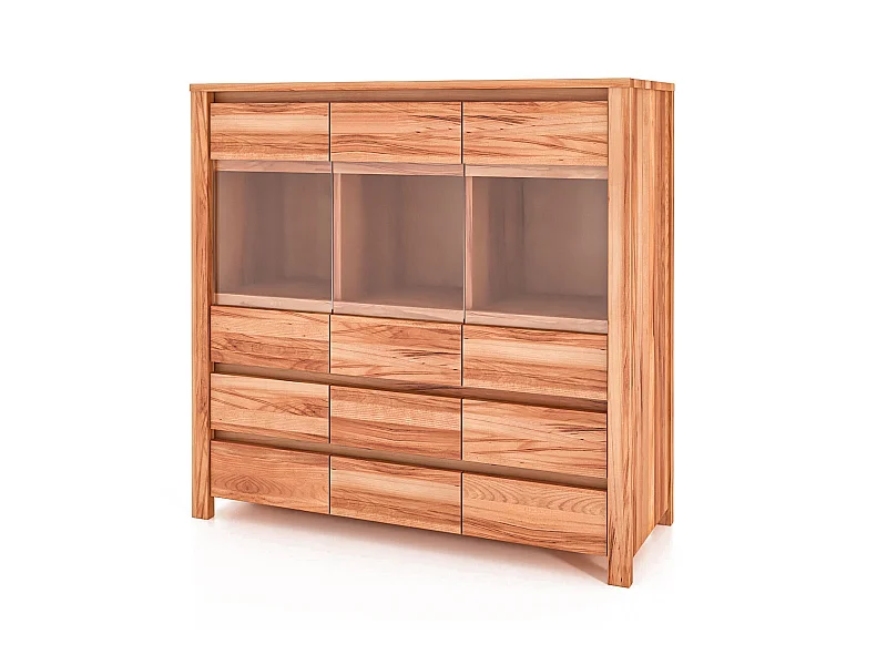 VINCI - Anrichte 100% aus massivem Holz aus Kernbuche, naturgeölt