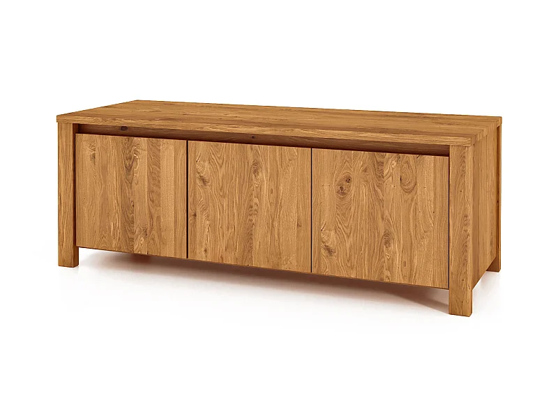 VINCI - Kommode 100% aus massivem Holz aus Wildeiche, naturgeölt