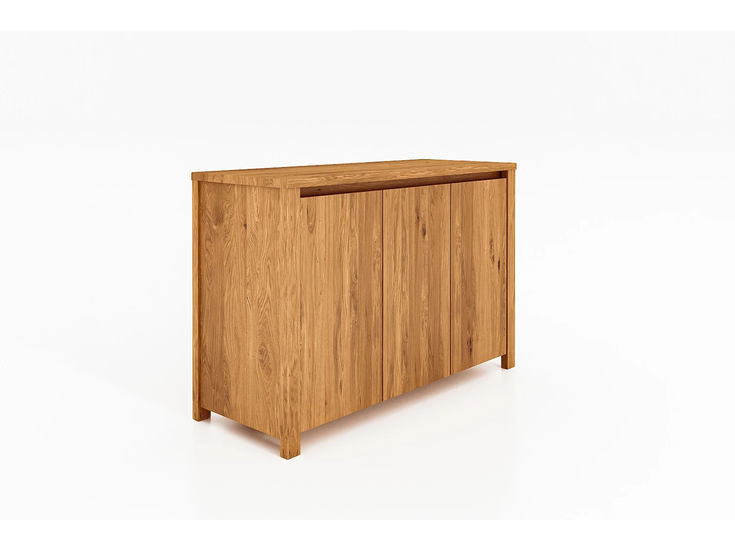 VINCI - Kommode 100% aus massivem Holz aus Wildeiche, naturgeölt