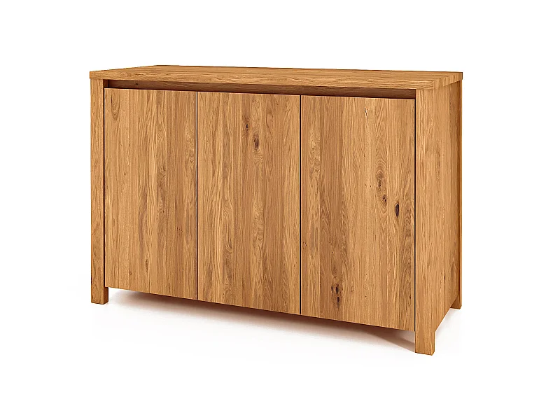 VINCI - Kommode 100% aus massivem Holz aus Wildeiche, naturgeölt