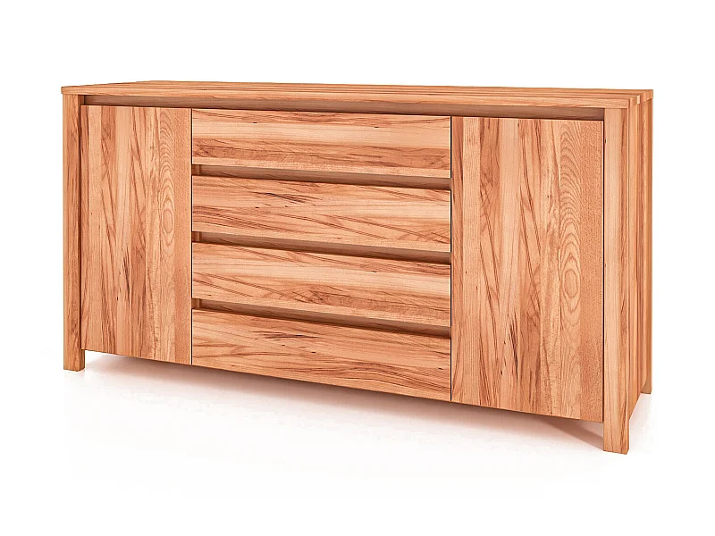 VINCI - Kommode 100% aus massivem Holz aus Kernbuche, naturgeölt