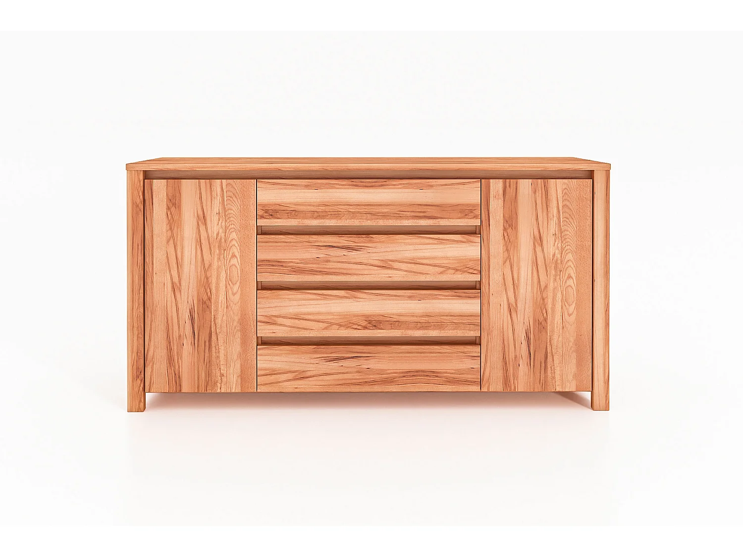 VINCI - Kommode 100% aus massivem Holz aus Kernbuche, naturgeölt