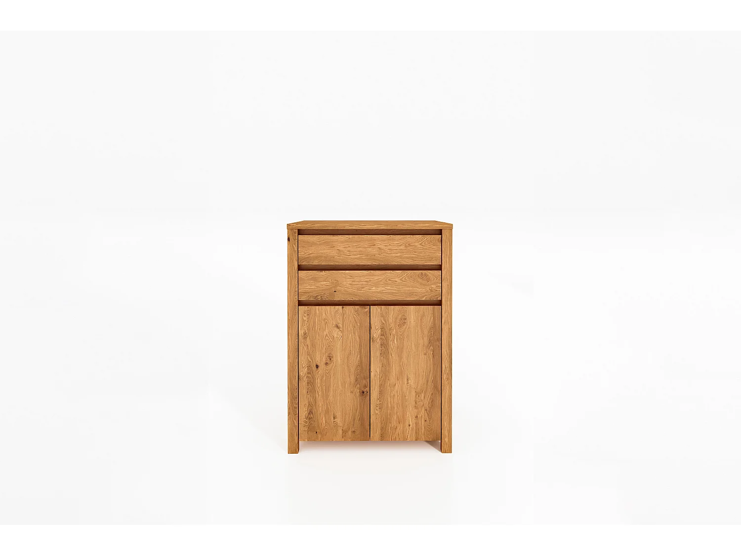 VINCI - Kommode 100% aus massivem Holz aus Wildeiche, naturgeölt