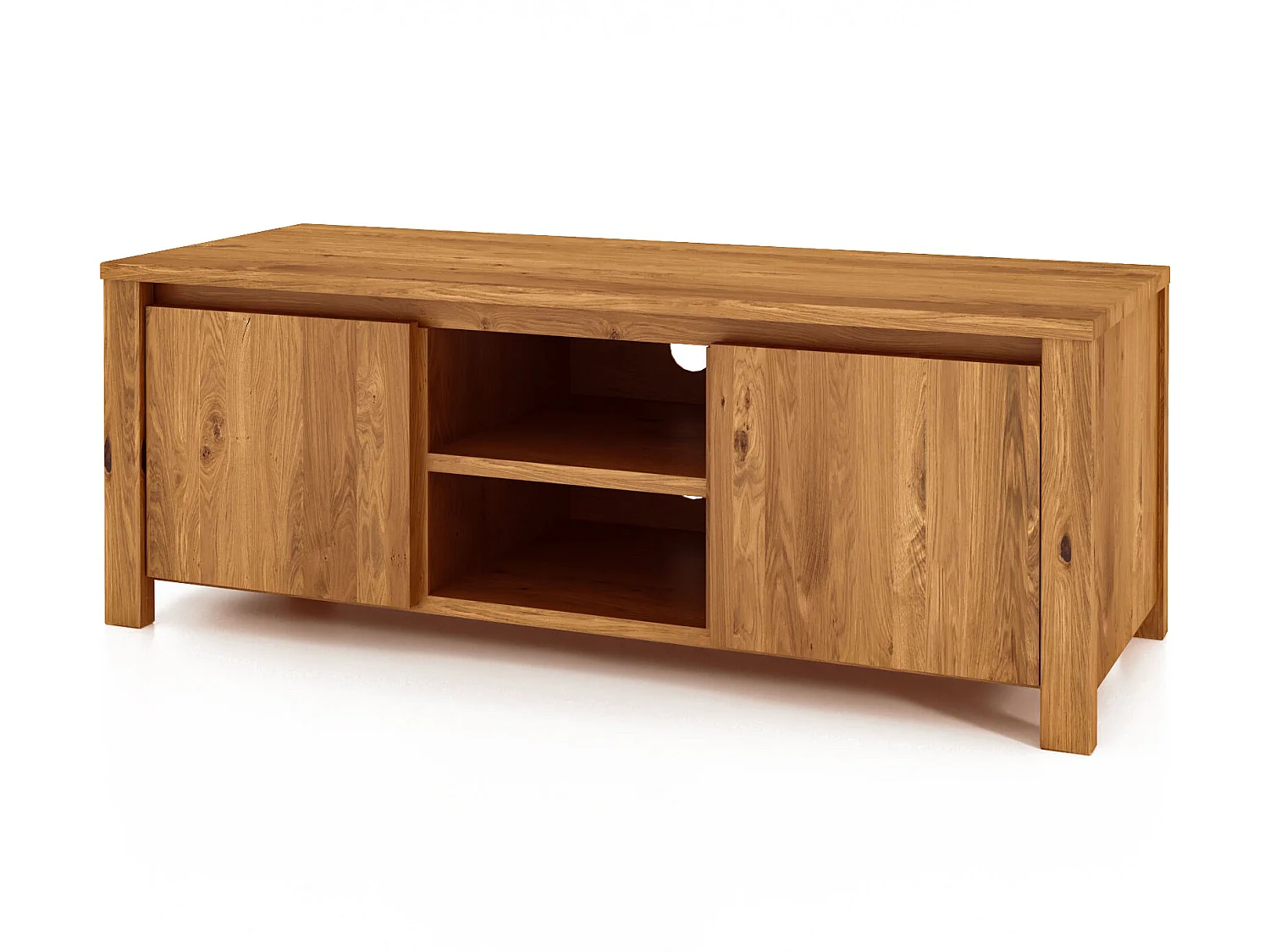 VINCI - TV-möbel aus Wildeiche, naturgeölt