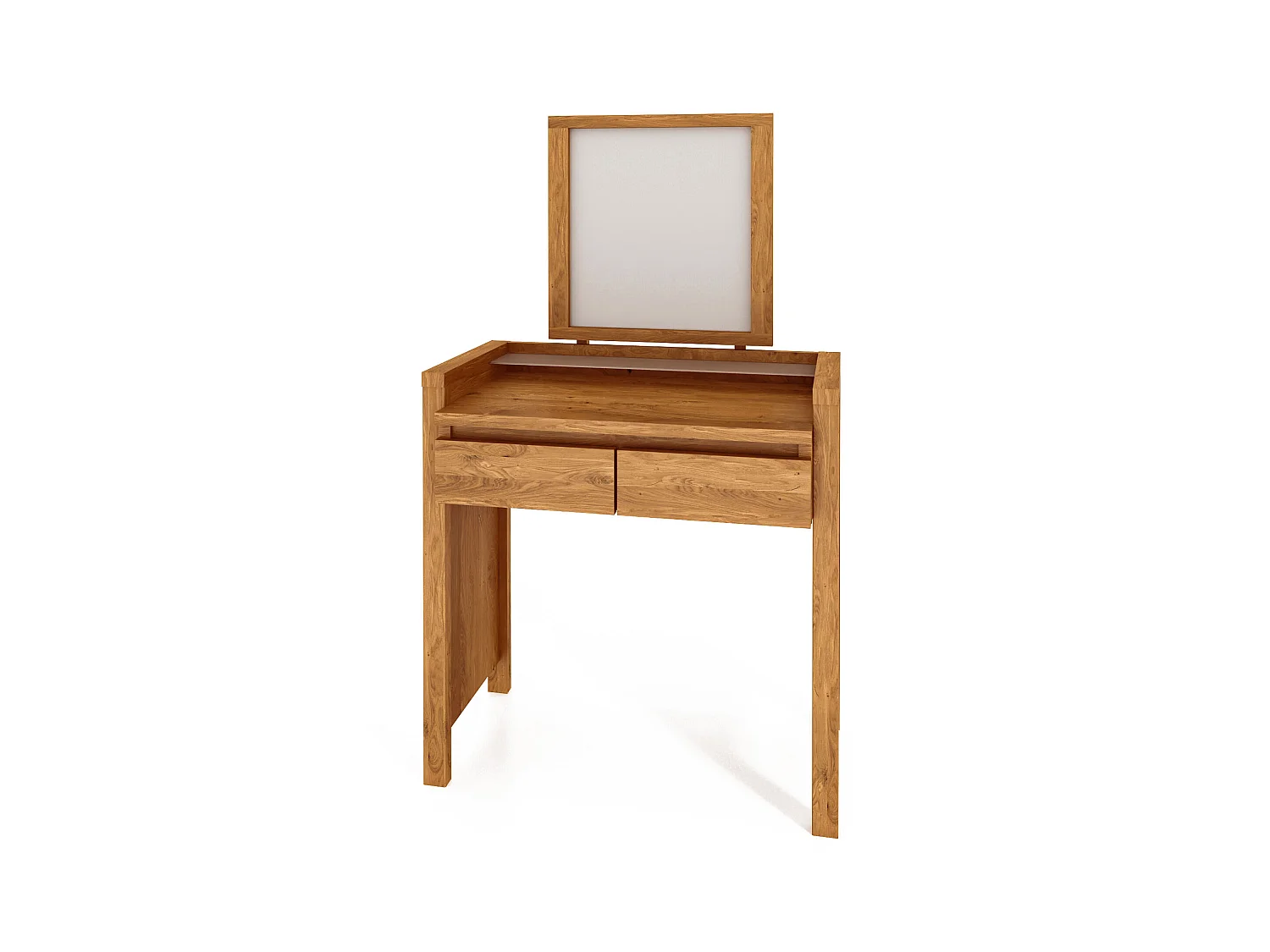 VINCI - Schminktisch aus Wildeiche, naturgeölt