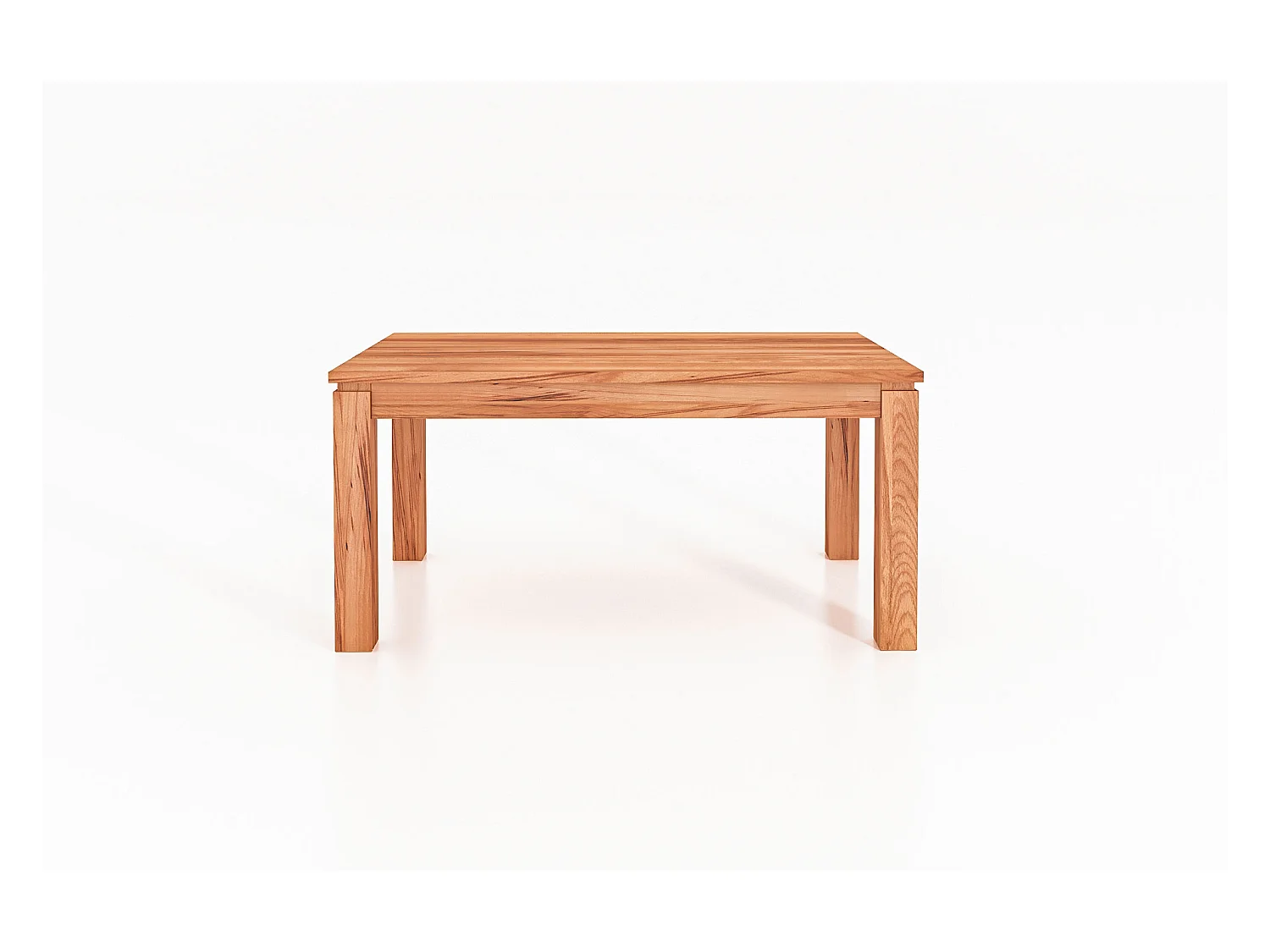 VINCI - Table de salle à manger 90 x 200 en cœur de hêtre huilé naturel