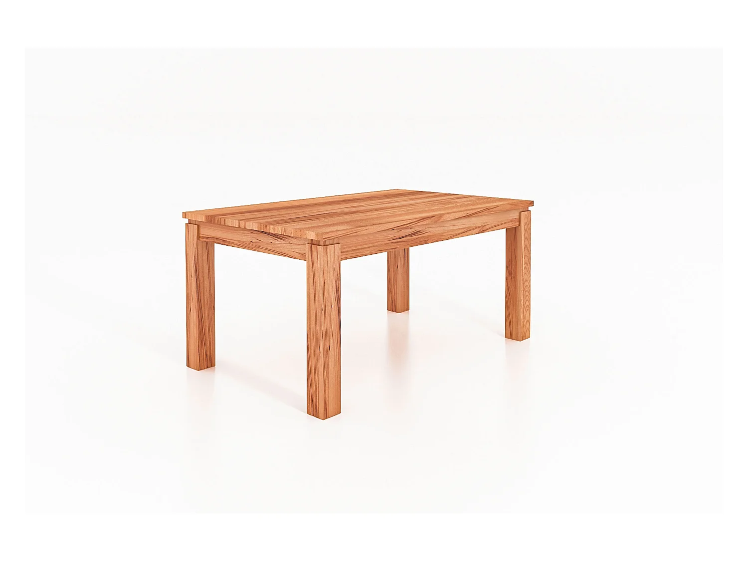 VINCI - Table de salle à manger 90 x 200 en cœur de hêtre huilé naturel