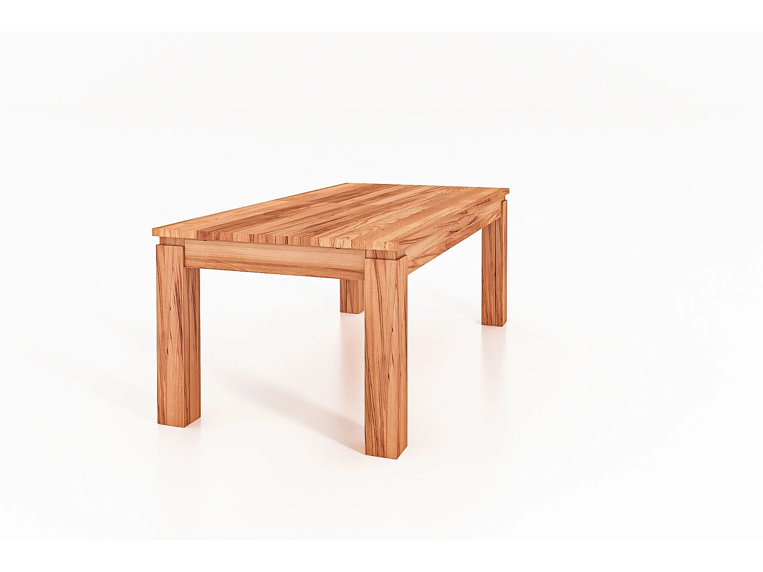 VINCI -Esstisch gefaltet 100 x 240 aus Kernbuche, naturgeölt