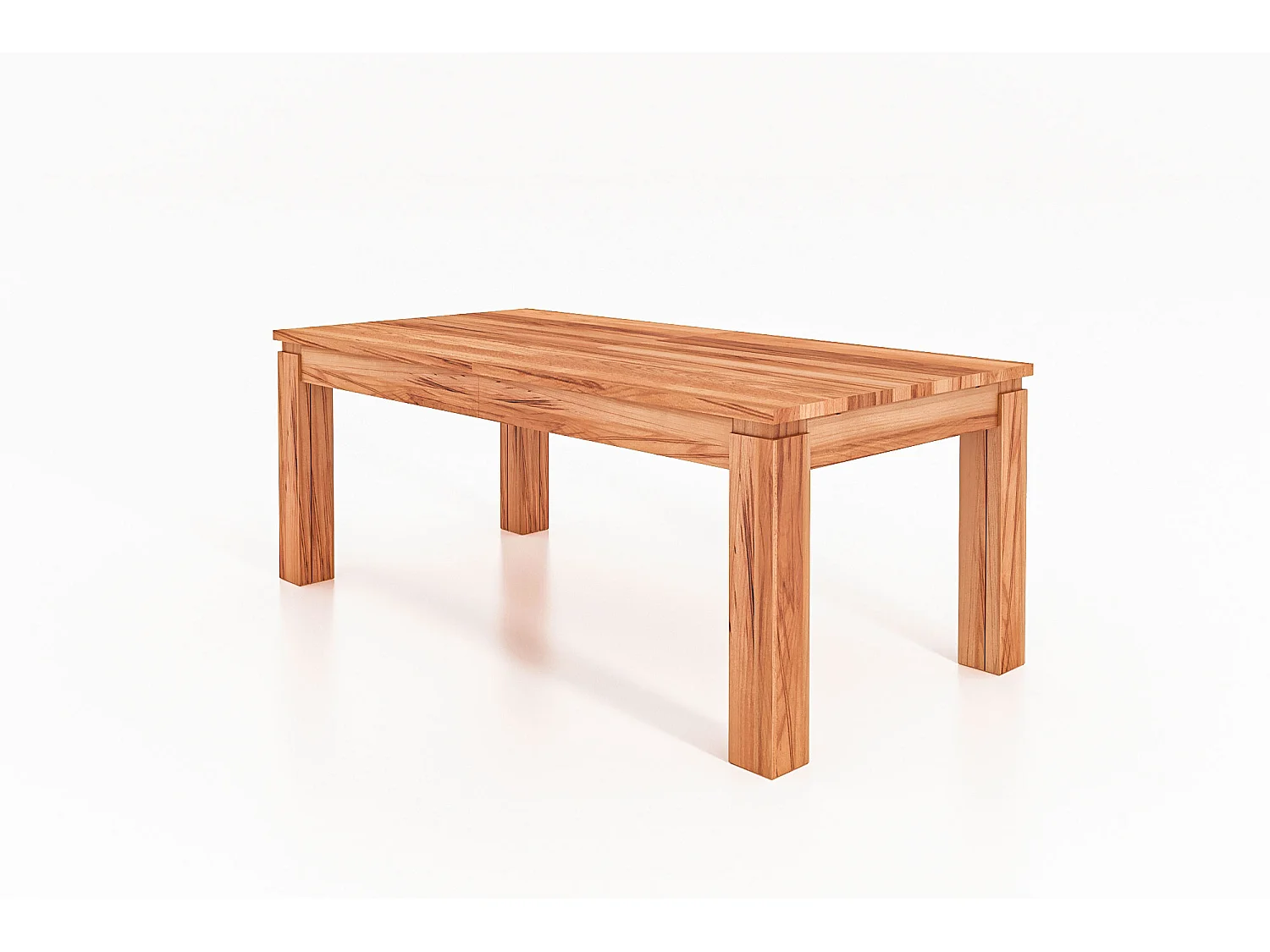 VINCI -Esstisch gefaltet 100 x 160 aus Kernbuche, naturgeölt