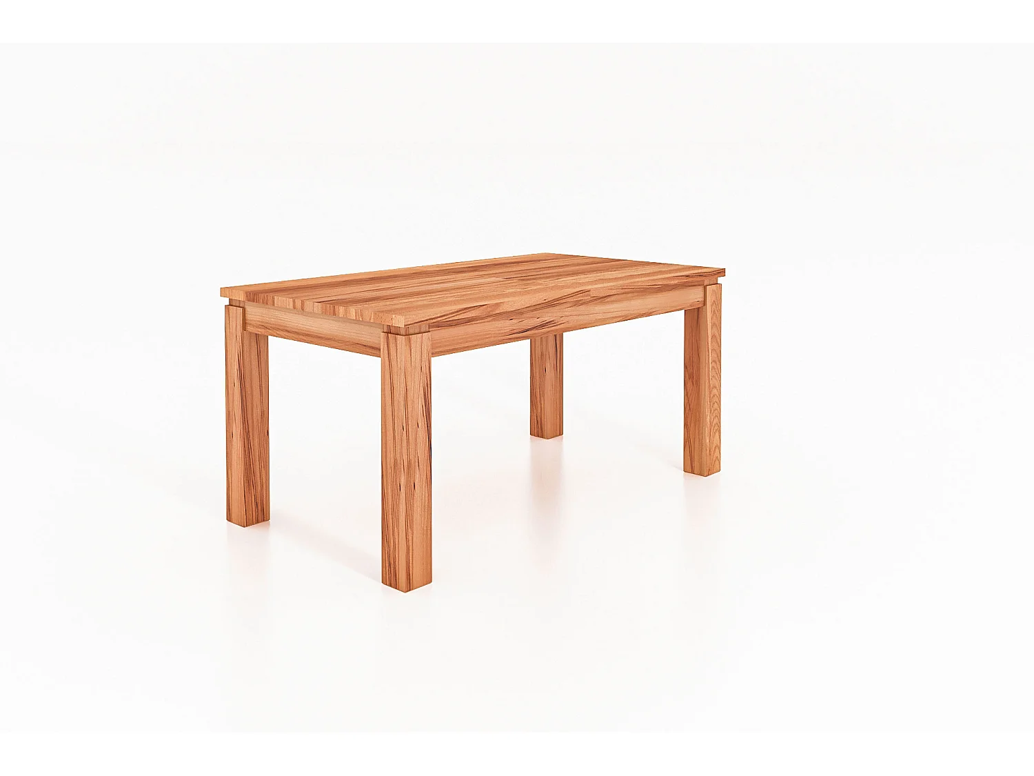 VINCI - Tisch mit Ausziehfunktion 90 x 120 aus Kernbuche, naturgeölt