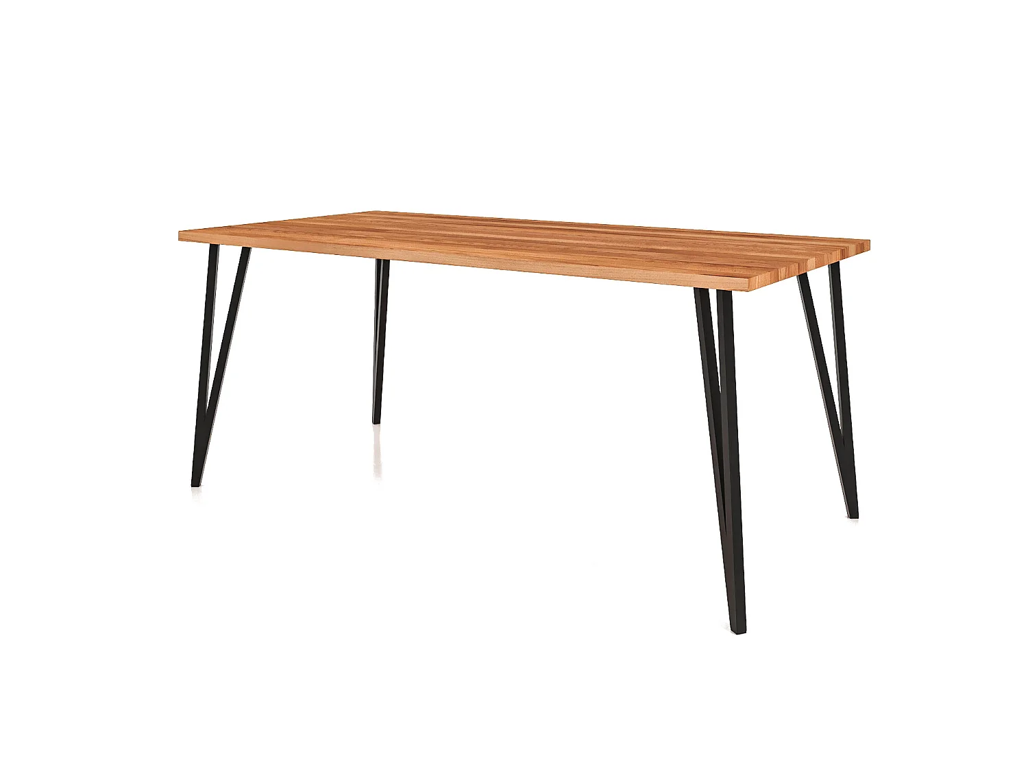 GOLO - Table de salle à manger 80 x 110 en cœur de hêtre huilé naturel