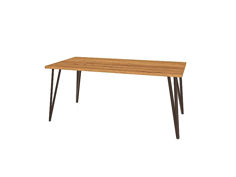 GOLO - Esstisch 100 x 160 aus Wildeiche, naturgeölt