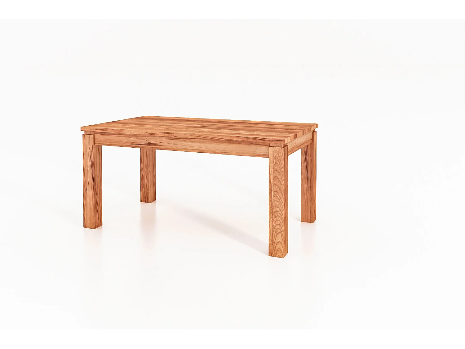 VINCI - Tisch mit Ausziehfunktion 100 x 120 aus Kernbuche, naturgeölt