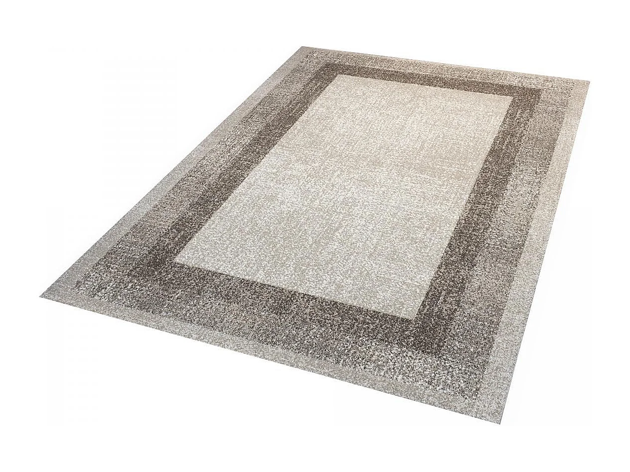 tapis chambre 80x150 tissé crème rectangle motif simple CHESTER