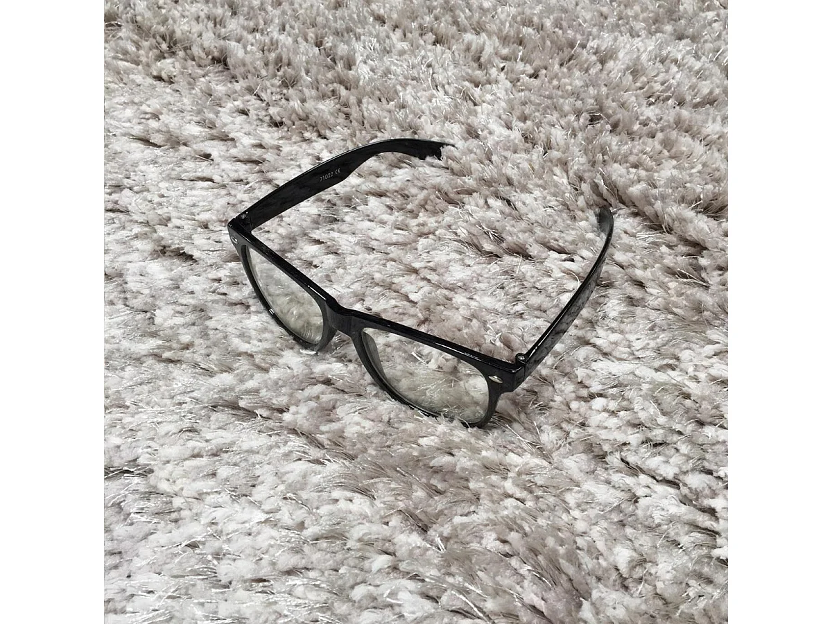 Tappeto a pelo lungo a pelo lungo 80x140 rettangolo fatto a mano grigio tinta unita LUXE